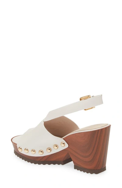 Shop Cecelia New York Amber Platform Wedge Sandal In Alabaster