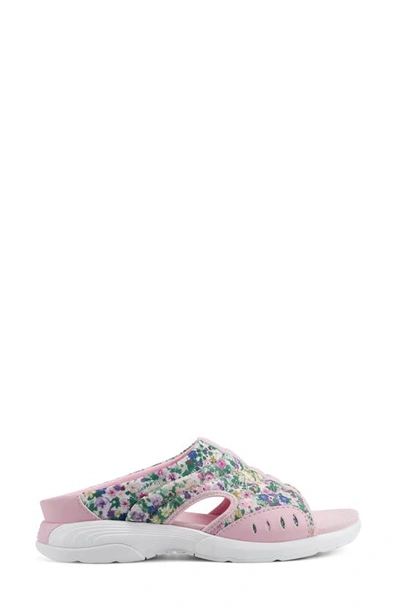 Shop Easy Spirit Traciee Sandal In Pink Multi/ Barely Rose