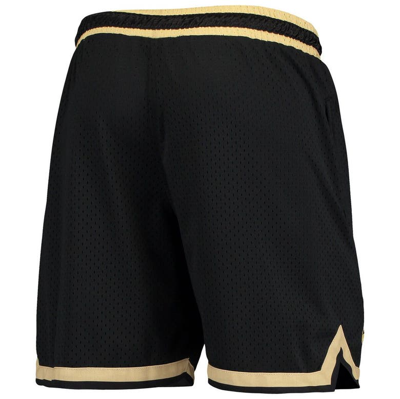 Shop New Jersey Sets Black/gold Beast Mode Varsity Basketball Shorts