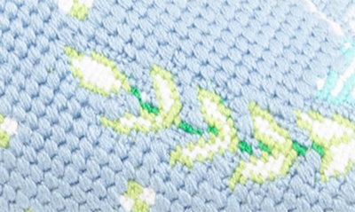 Bypaige Needlepoint Golf Flat In Blue Multi