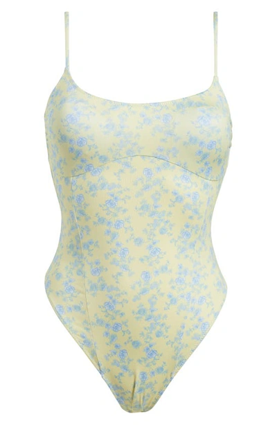 YELLOW THE LABEL STEVIE ONE-PIECE SWIMSUIT 