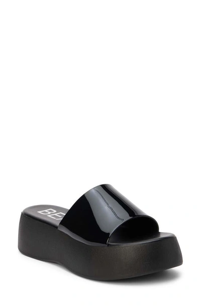 Shop Coconuts By Matisse Solar Platform Slide Sandal In Black