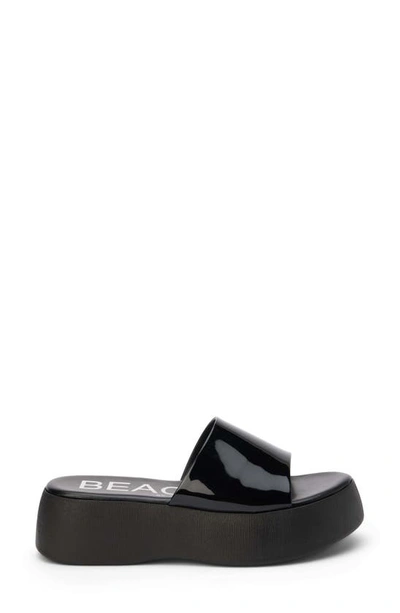 Coconuts By Matisse Solar Platform Slide Sandal In Black