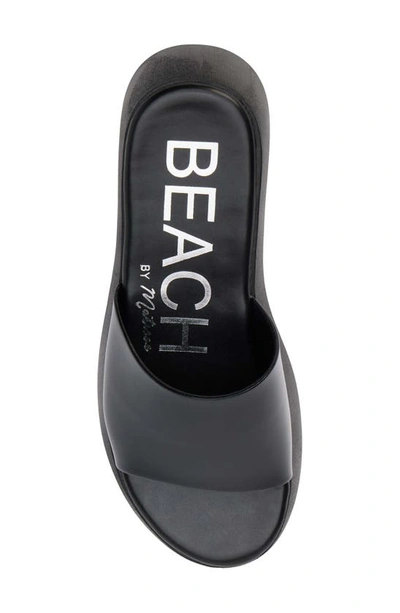 Coconuts By Matisse Solar Platform Slide Sandal In Black