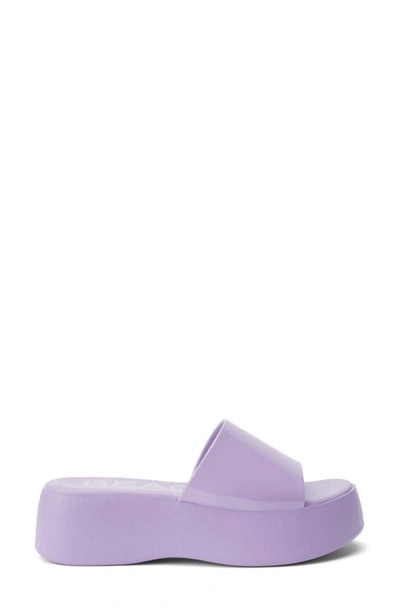 Coconuts By Matisse Solar Platform Slide Sandal In Lilac
