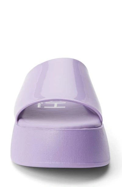 Coconuts By Matisse Solar Platform Slide Sandal In Lilac
