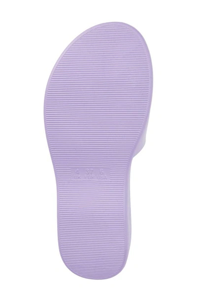 Coconuts By Matisse Solar Platform Slide Sandal In Lilac