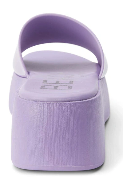 Coconuts By Matisse Solar Platform Slide Sandal In Lilac
