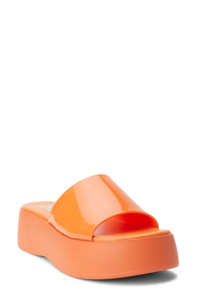 Coconuts By Matisse Solar Platform Slide Sandal In Orange