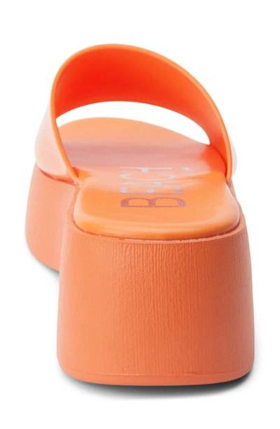 Coconuts By Matisse Solar Platform Slide Sandal In Orange