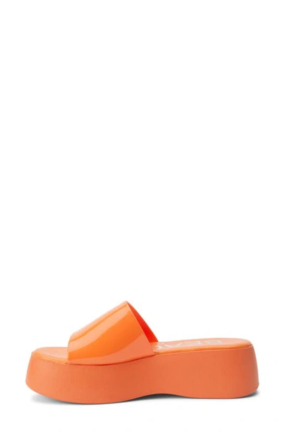 Coconuts By Matisse Solar Platform Slide Sandal In Orange