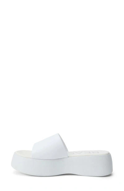 Shop Coconuts By Matisse Solar Platform Slide Sandal In White