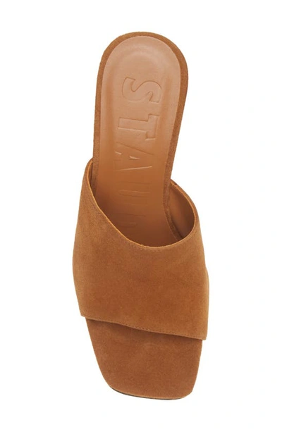 Shop Staud Blair Wedge Slide Sandal In Tan