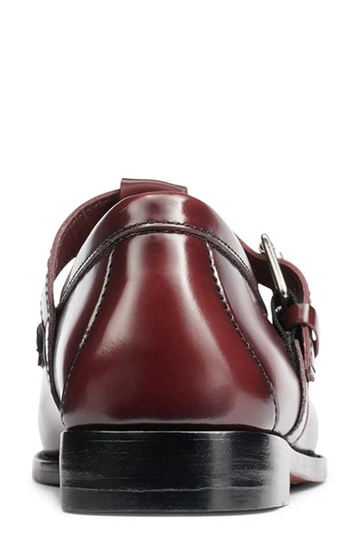 Gh Bass Mary Jane Moc Toe Loafer In Wine