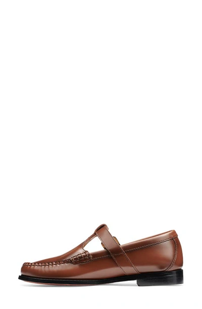 Shop Gh Bass Weejuns® Mary Jane Moc Toe Loafer In Whiskey