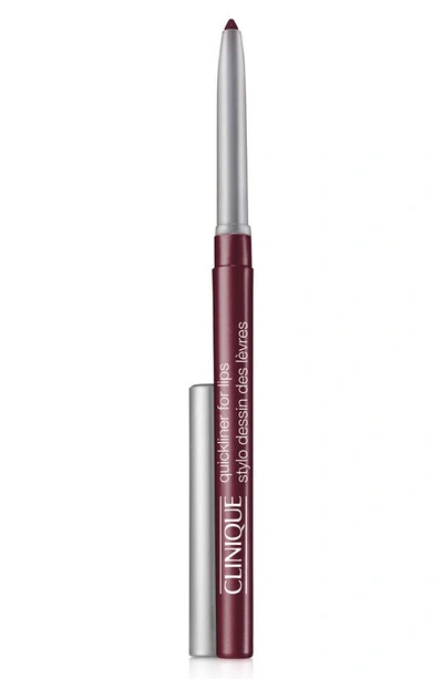 Shop Clinique Quickliner For Lips Lip Liner Pencil In Intense Licorice