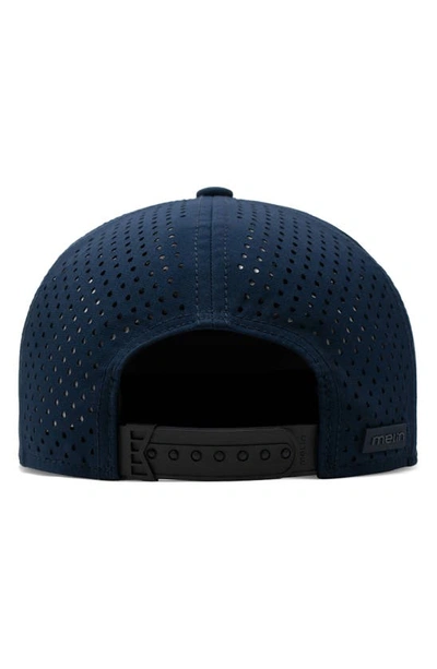 Shop Melin Trenches Icon Hydro Performance Snapback Hat In Navy