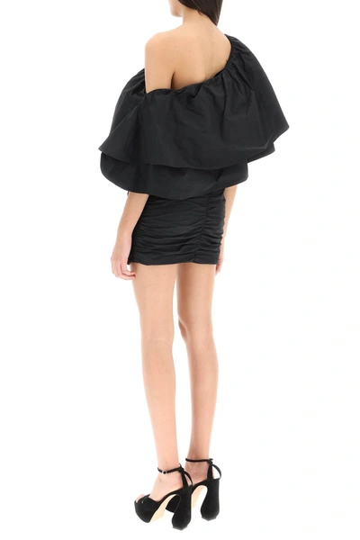 Shop Rotate Birger Christensen 'taft' One Shoulder Mini Dress