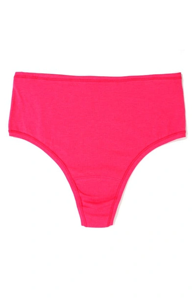 Hanky Panky Playstretch High-waist Thong In Miami (pink)