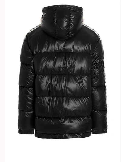 Moschino Black Double Question Mark Padded Down Jacket | ModeSens