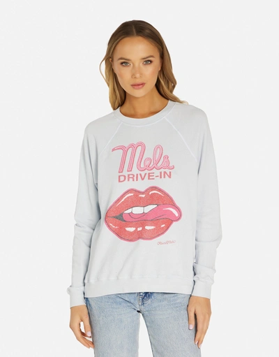 Lauren Moshi Anela Mels Drive-in In Ice Blue