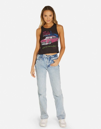 Lauren Moshi Indra Mels Drive-in In Onyx