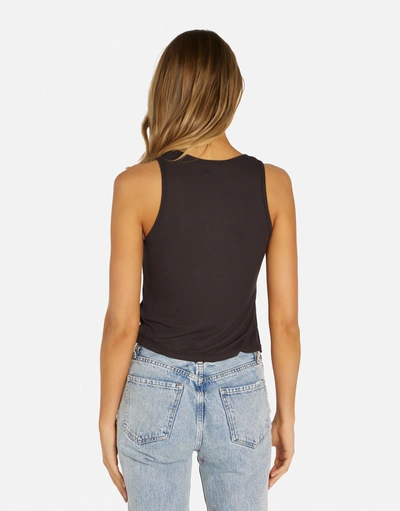 Lauren Moshi Indra Mels Drive-in In Onyx