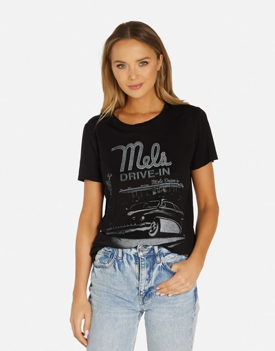 Lauren Moshi Wolf Mels Drive-in In Black