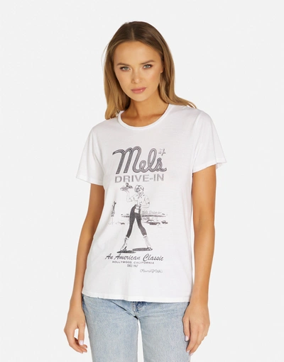 Lauren Moshi Wolf Mels Drive-in In White