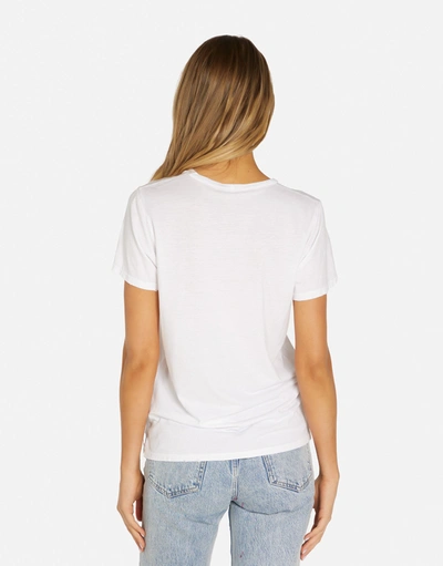 Lauren Moshi Wolf Mels Drive-in In White
