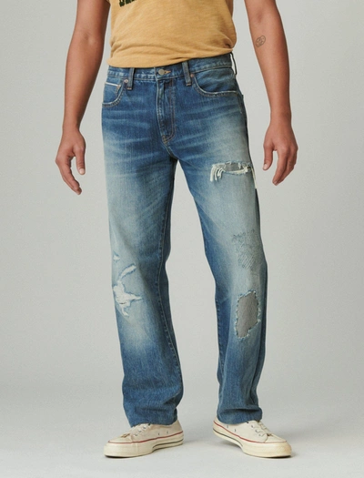 Shop Lucky Brand Men's 363 Straight In Blue