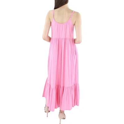 Shop Z Supply Womens Tiered Long Maxi Dress In Pink