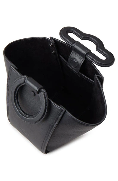 Shop Mulberry Mini Riders Top Handle Tote In Black