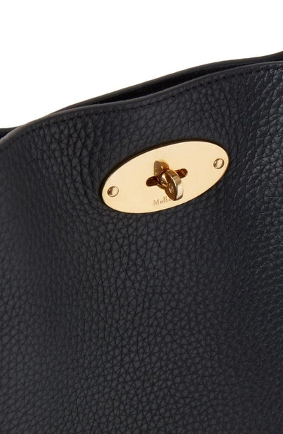 Mulberry North South Bayswater Leather Tote Bag In Black