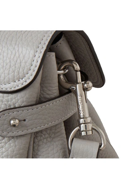 Shop Mulberry Alexa Leather Satchel In Pale Grey