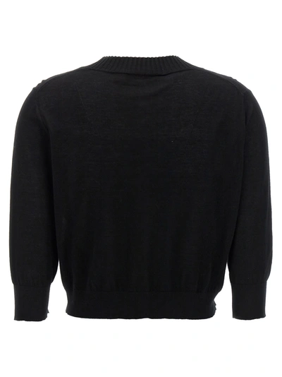 Shop Tory Burch Cropped Cardigan Sweater, Cardigans Black