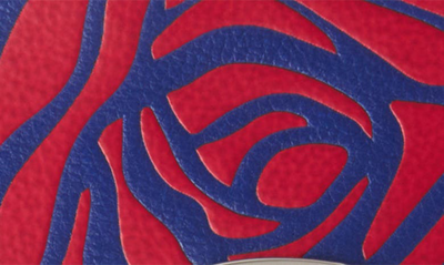 Shop Mulberry Leather Card Case In Pigment Blue-lancaster Red