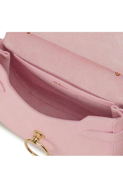 Shop Mulberry Small Amberley Leather Shoulder Bag In Powder Rose