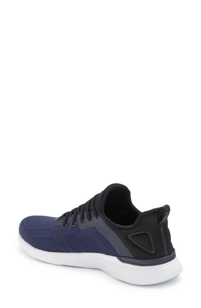 Apl Athletic Propulsion Labs Techloom Tracer Fatigue Running Shoe In Navy / Black / White