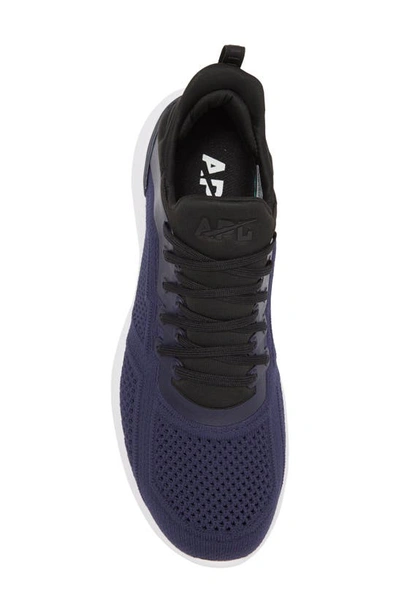 Apl Athletic Propulsion Labs Techloom Tracer Fatigue Running Shoe In Navy / Black / White