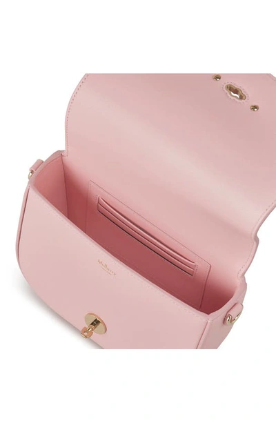 Shop Mulberry Small Darley Leather Satchel In Powder Rose