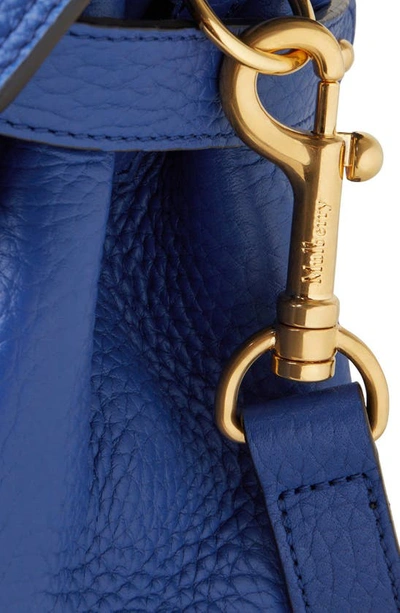 Shop Mulberry Alexa Leather Satchel In Pigment Blue