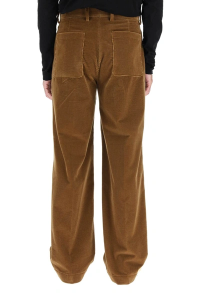 Shop Etro Straight Corduroy Pants