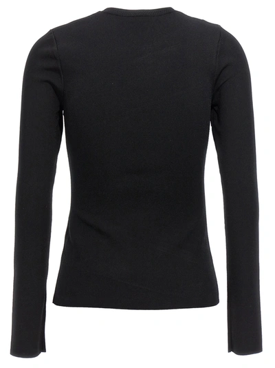 Shop Victoria Beckham Cut-out Sweater Tops In Black