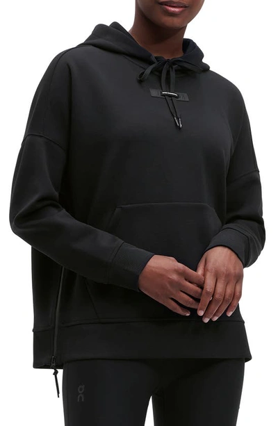 Shop On Recycled Polyester Blend Hoodie In Black