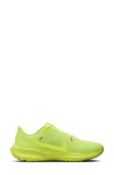 Shop Nike Air Zoom Pegasus 40 Running Shoe In Volt/ Barely Volt/ Crimson