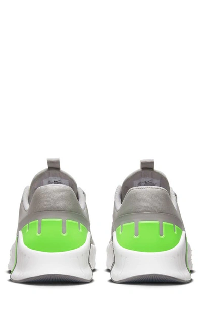 Nike Men's Free Metcon 5 Training Sneakers From Finish Line In Light Iron Ore/ Phantom/ Green