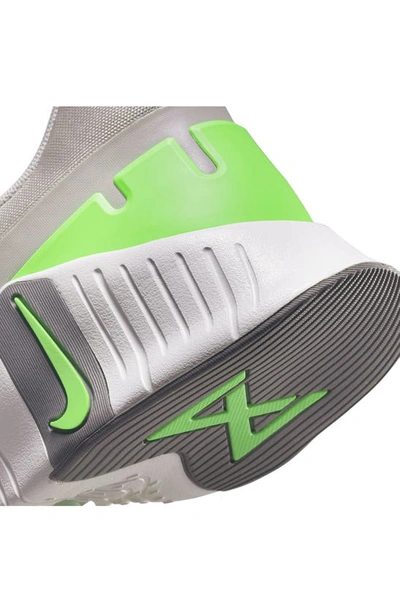 Nike Men's Free Metcon 5 Training Sneakers From Finish Line In Light Iron Ore/ Phantom/ Green