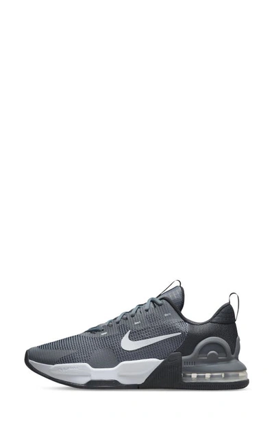 Shop Nike Air Max Alpha Trainer 5 Running Shoe In Smoke Grey/ Dark Grey/ White