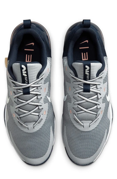 Shop Nike Air Max Alpha Trainer 5 Running Shoe In Smoke Grey/ Obsidian/ White